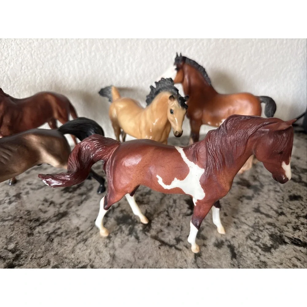 Lot Of 6- Play or Display Traditional Breyer Horses
